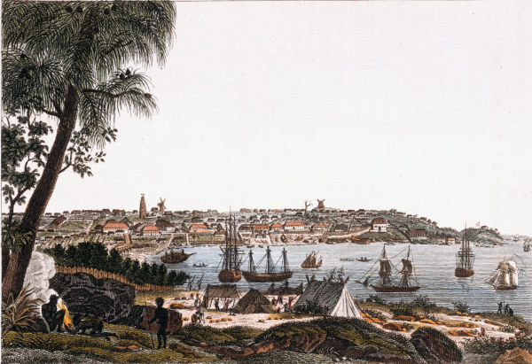 Sydney, view of the city van Bertuch