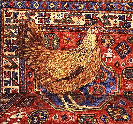 Brown Carpet Chicken, 1995  van Ditz 