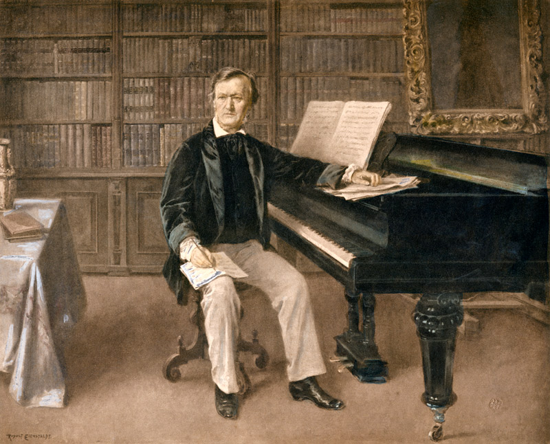 Richard Wagner playing piano, Eichstaedt van Eichstaedt