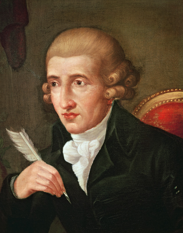Portrait of Joseph Haydn van Italian School