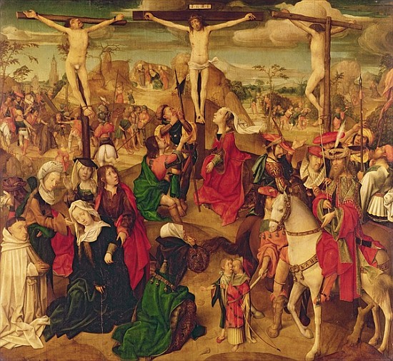 Scenes from the Passion of Christ, 1510 (oil on oak) van Master of Delft