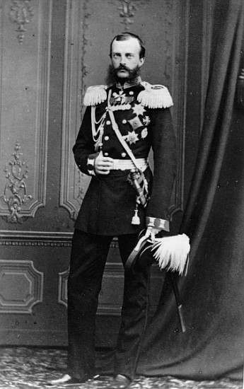 Portrait of Grand Duke Michael Nikolaevich of Russia, from the studio of E. Westly & Co. van Russian Photographer