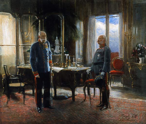 Franz Joseph & Archduke Friedrich van Temple