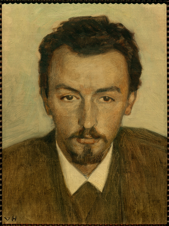 Porträt des Malers Vilhelm Hammershöi van Achen Georg