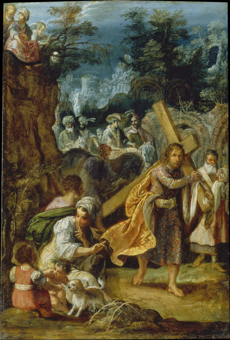 The Frankfurt Altarpiece of the Exaltation of the True Cross:
Emperor Heraclius’ Entry into Jerusale van Adam Elsheimer