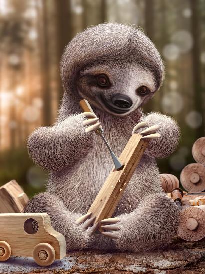 SLOTH THE TOY MAKER