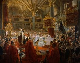 The Coronation of King William I in Koenigsberg in 1861, c.1861/65