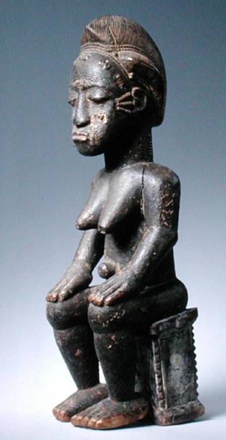 Baule Seated Female Figure van African