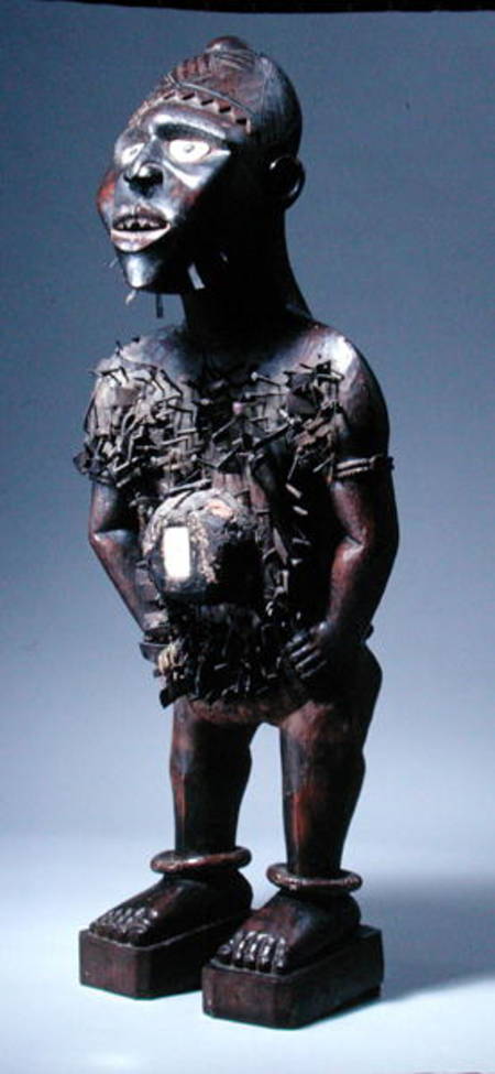 Mangaaka Figure, Kongo Culture, from Cabinda Region, Democratic Republic of Congo or Angola van African