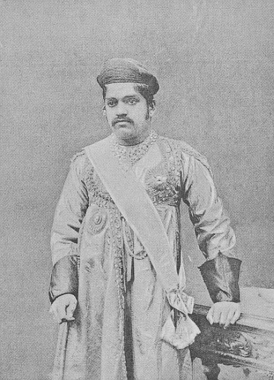Maharaja Sayajirao Gaekwad III, c.1919 van (after) English photographer