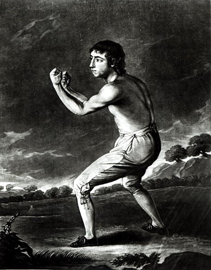 Portrait of Daniel Mendoza; engraved by H. Kingsbury van (after) English School