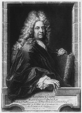 Antoine Coypel, after a self portrait; engraved by Jean Baptiste Masse (1687-1767) 1717