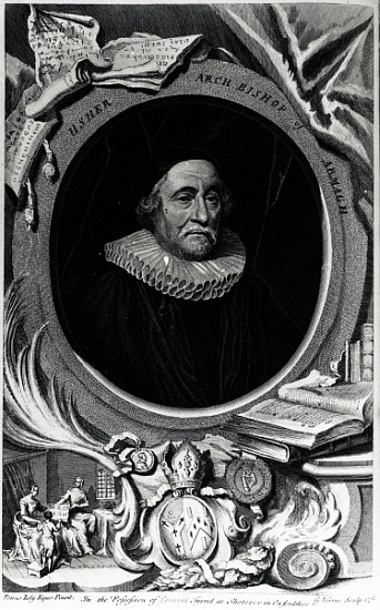 James Ussher; engraved by George Vertue van (after) Sir Peter Lely