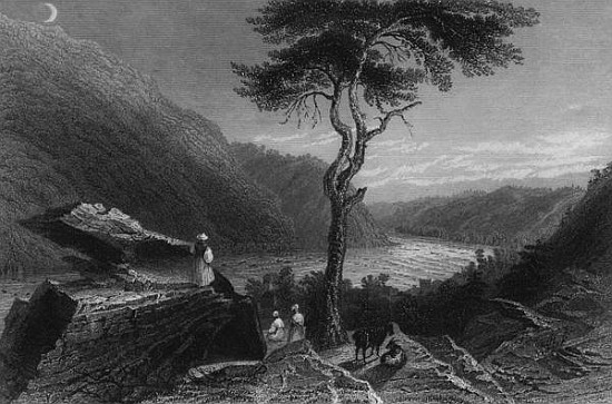 The Valley of the Shenandoah, from Jefferson Rock van (after) William Henry Bartlett