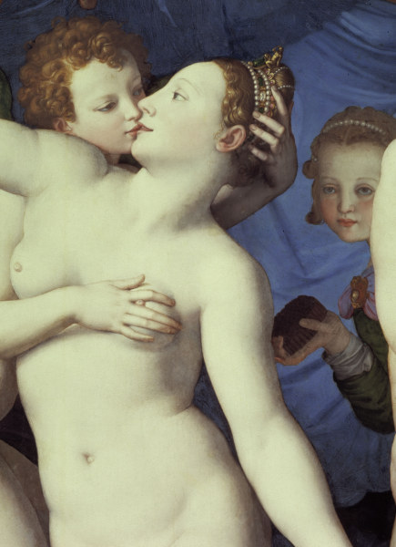 A.Bronzino, Allegory with Venus, section van Agnolo Bronzino