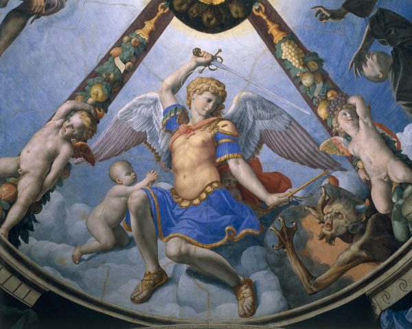 A.Bronzino, Archangel Michael van Agnolo Bronzino