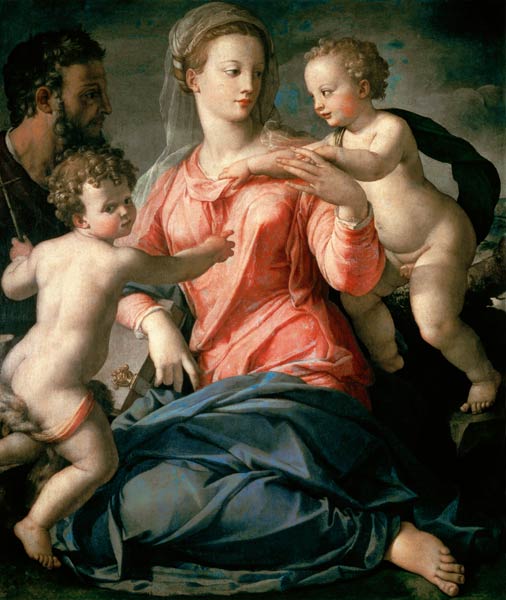 The Holy Family van Agnolo Bronzino