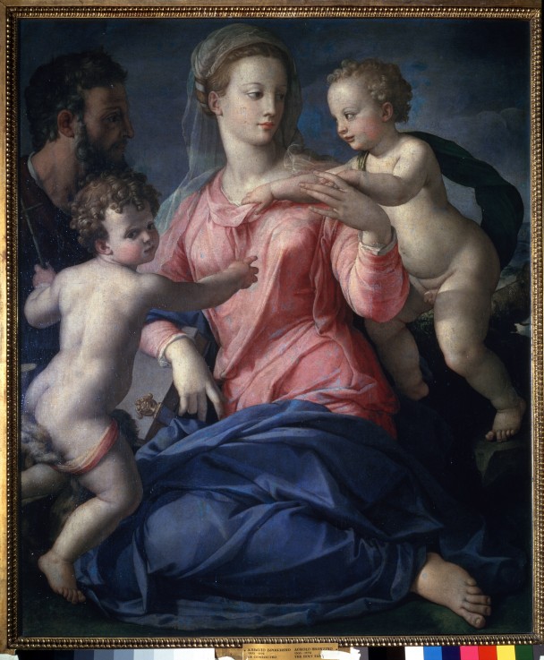 The Holy Family with the young John the Baptist van Agnolo Bronzino