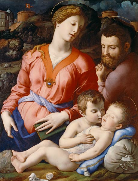Holy Family & John / Bronzino / 1530 van Agnolo Bronzino
