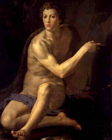 Saint John the Baptist van Agnolo Bronzino