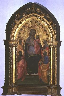 Madonna of Humility (tempera on panel) van Agnolo Gaddi