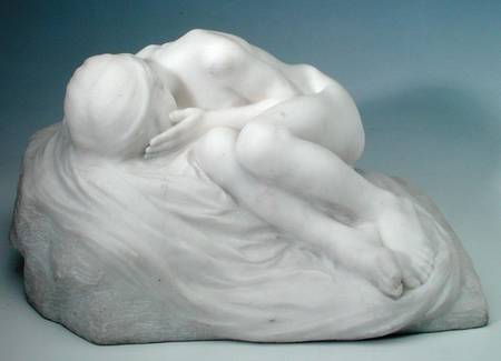 Weeping Girl van Albert Bartholome