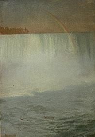 Regenbogen über den Niagara-Fällen van Albert Bierstadt