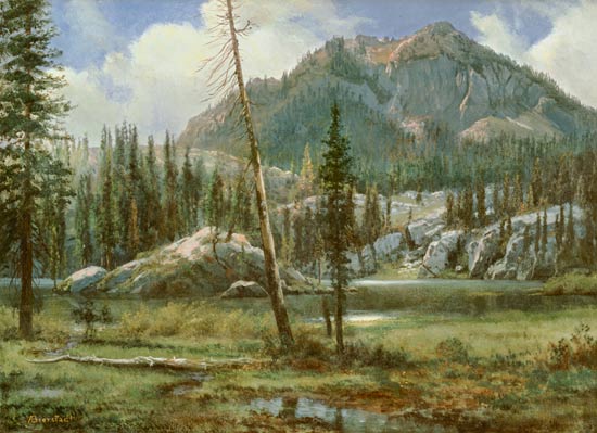 Sierra Nevada Mountains van Albert Bierstadt