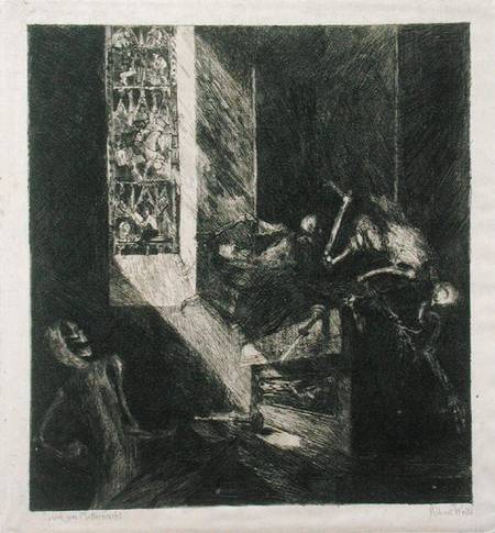 Apparition at Midnight van Albert Welti