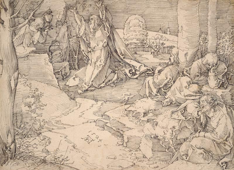 Agony in the Garden van Albrecht Dürer