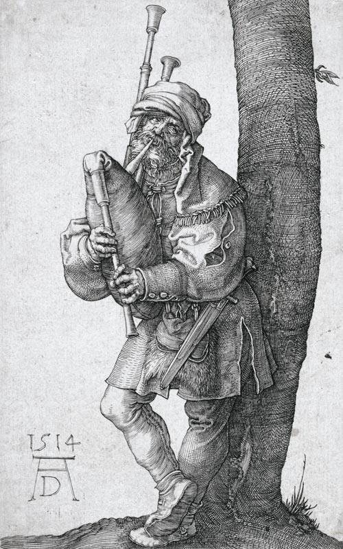 Doedelzakspeler van Albrecht Dürer