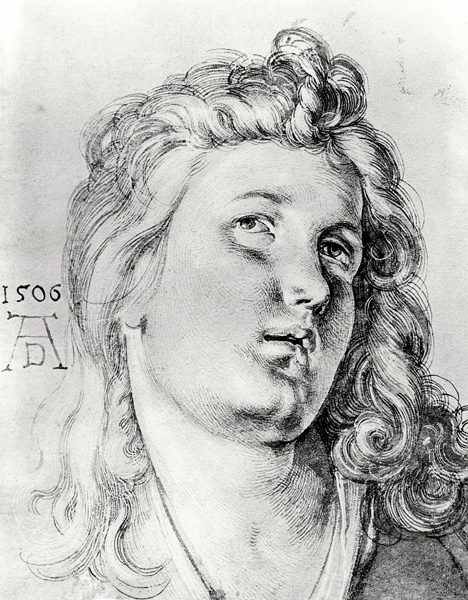 Engelkopf van Albrecht Dürer