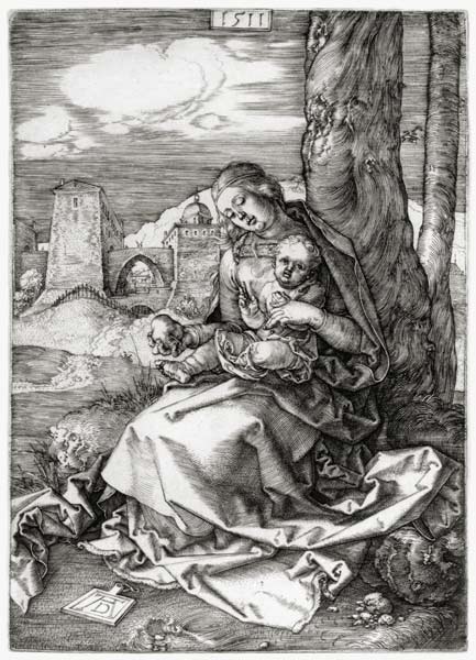 A.Dürer, Mary with the Pear van Albrecht Dürer