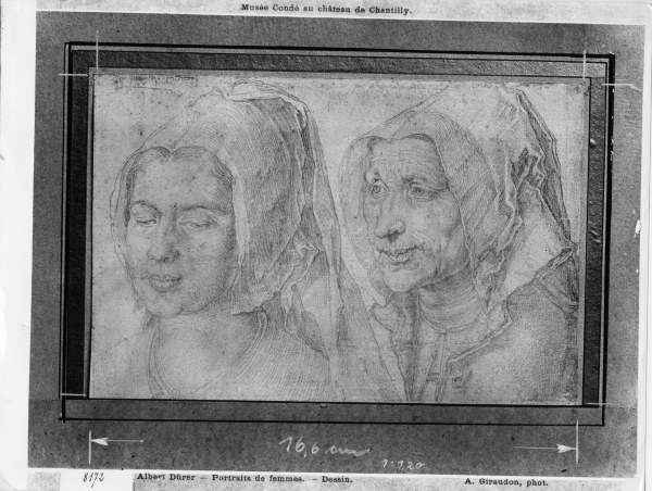 A.Dürer, Old and Young Woman / Drawing van Albrecht Dürer