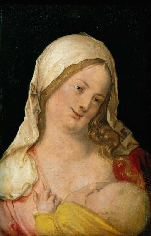Maria, das Kind stillend van Albrecht Dürer