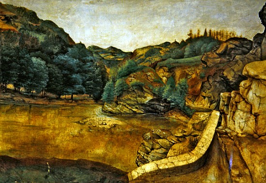 Road in the Alps, 1495 (gouache & w/c on paper) van Albrecht Dürer