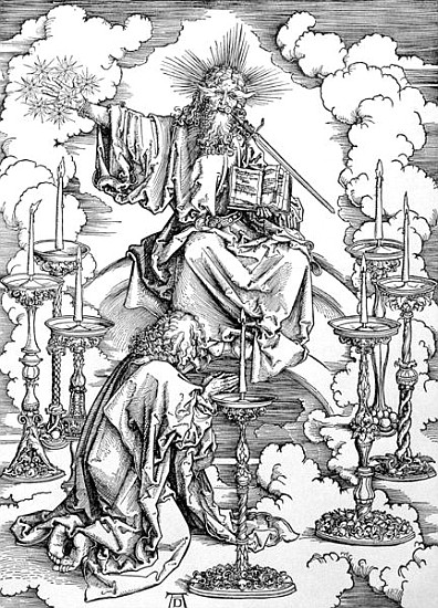 The Vision of The Seven Candlesticks from the ''Apocalypse'' or ''The Revelations of St. John the Di van Albrecht Dürer