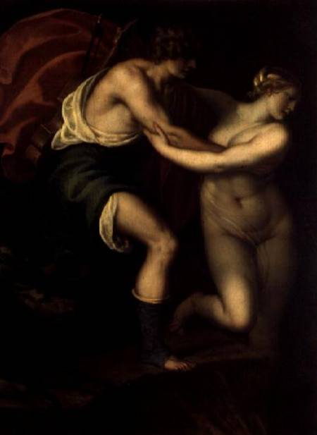 Orpheus and Eurydice van Alessandro Varotari