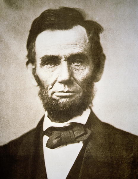 Abraham Lincoln (1809-65) 1863 (b/w photo)  van Alexander Gardner