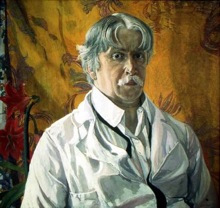 Self Portrait van Alexander Jakowlevitsch Golowin