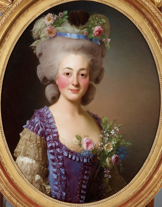 Portrait of Countess de Bavière-Grosberg van Alexander Roslin