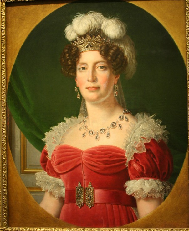 Portrait of Marie Thérèse of France (1778-1851) van Alexandre-Francois Caminade