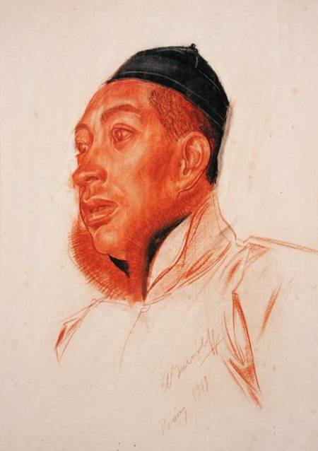 Portrait of a Chinese Man van Alexandre Iacovleff
