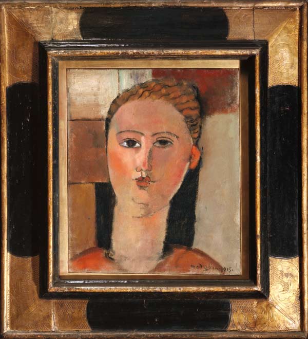 Girl with red hair van Amadeo Modigliani