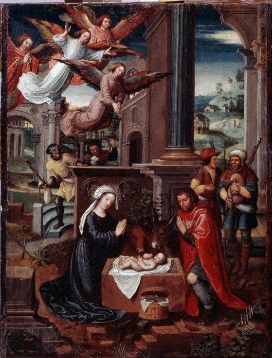 Nativity van Ambrosius Benson