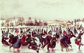 Central Park, Winter: The Skating Carnival