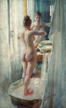In de badkuip - Anders Leonard Zorn