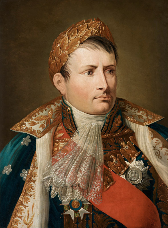 Portrait of Emperor Napoléon I Bonaparte (1769-1821) van Andrea Appiani