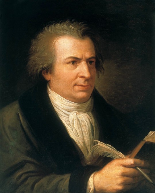 Portrait of Giambattista Bodoni (1740-1813) van Andrea Appiani