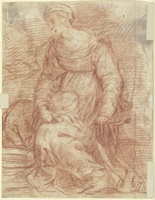 Sitzende Frau nach links van Andrea del Sarto